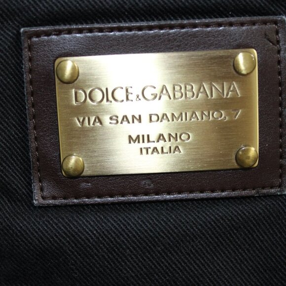 Dolce & Gabbana Low Rise Skinny Ankle Black Authentic Size 38 - Picture 9 of 11